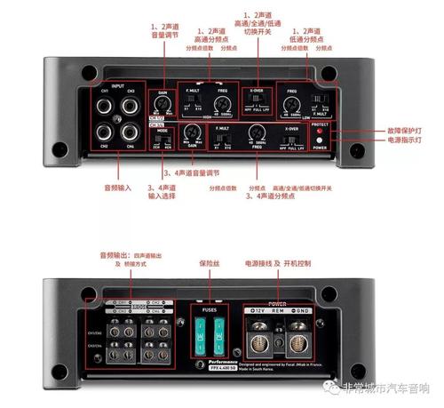 汽车功放接线图
