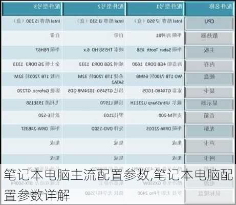 详细参数英文